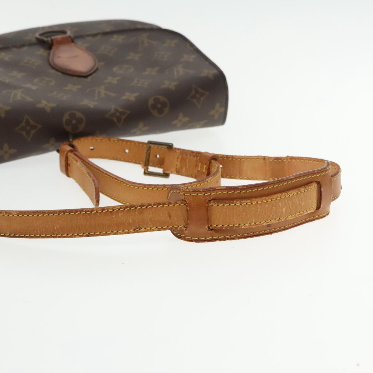 LOUIS VUITTON Monogram Saint Cloud GM Shoulder Bag M51242 LV Auth 95402