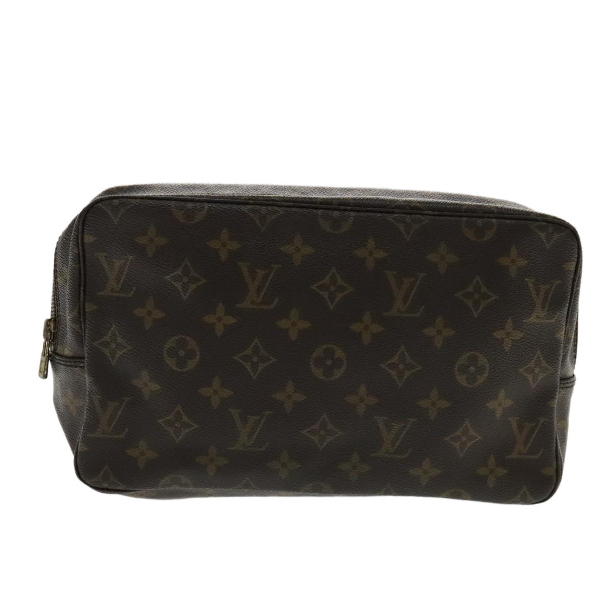 LOUIS VUITTON Monogram Trousse Toilette 28 Clutch Bag M47522 LV Auth 95409