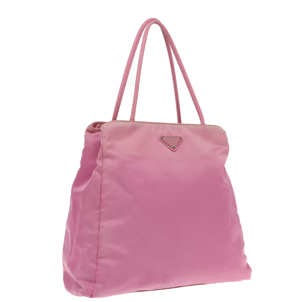 PRADA Tote Bag Nylon Pink Auth 95413