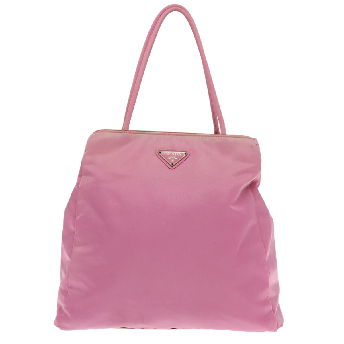 PRADA Tote Bag Nylon Pink Auth 95413