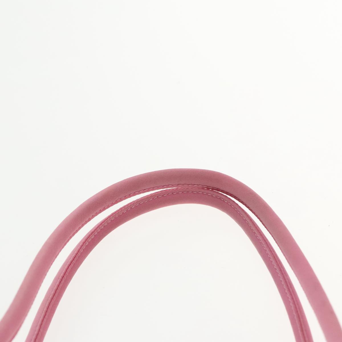 PRADA Tote Bag Nylon Pink Auth 95413