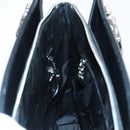 Salvatore Ferragamo Gancini Tote Bag Leather Black Silver Auth 95430-20