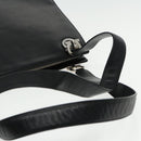 Salvatore Ferragamo Gancini Tote Bag Leather Black Silver Auth 95430-7