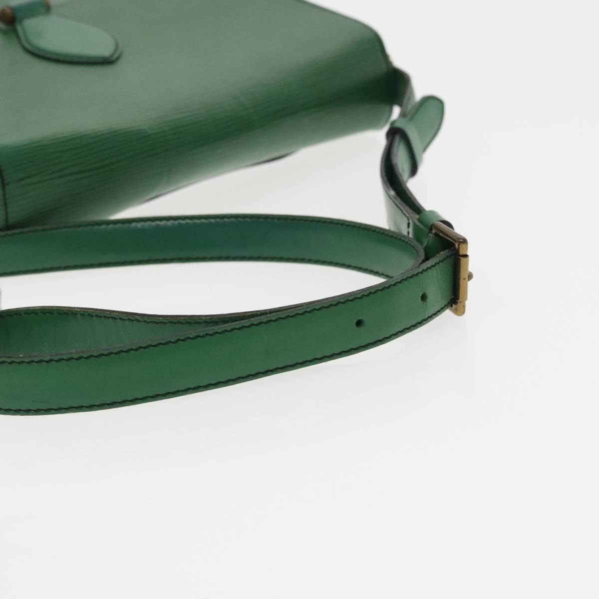 LOUIS VUITTON Epi Saint Cloud GM Shoulder Bag Green M52194 LV Auth 95451