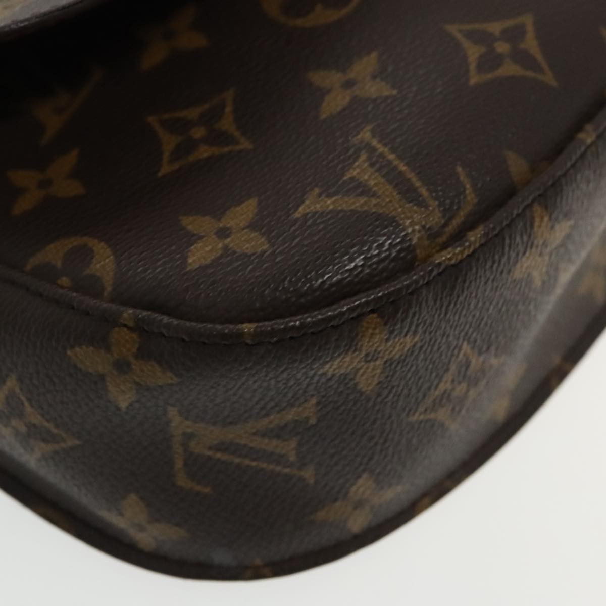 LOUIS VUITTON Monogram Saint Cloud GM Shoulder Bag M51242 LV Auth 95458