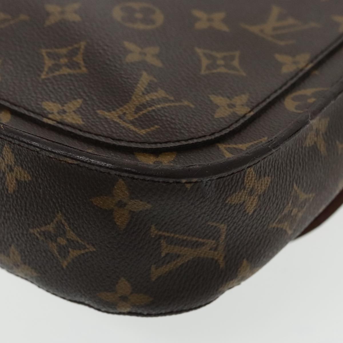 LOUIS VUITTON Monogram Saint Cloud GM Shoulder Bag M51242 LV Auth 95458