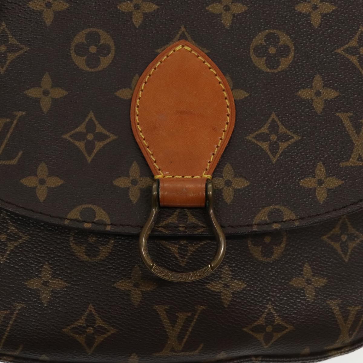 LOUIS VUITTON Monogram Saint Cloud GM Shoulder Bag M51242 LV Auth 95458