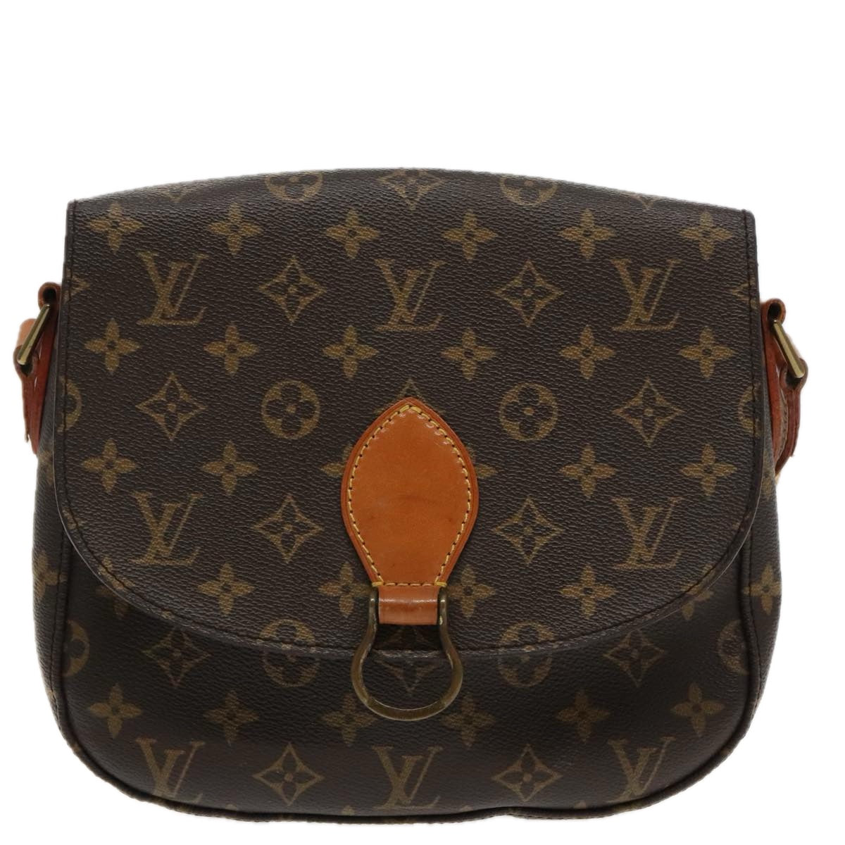 LOUIS VUITTON Monogram Saint Cloud GM Shoulder Bag M51242 LV Auth 95458