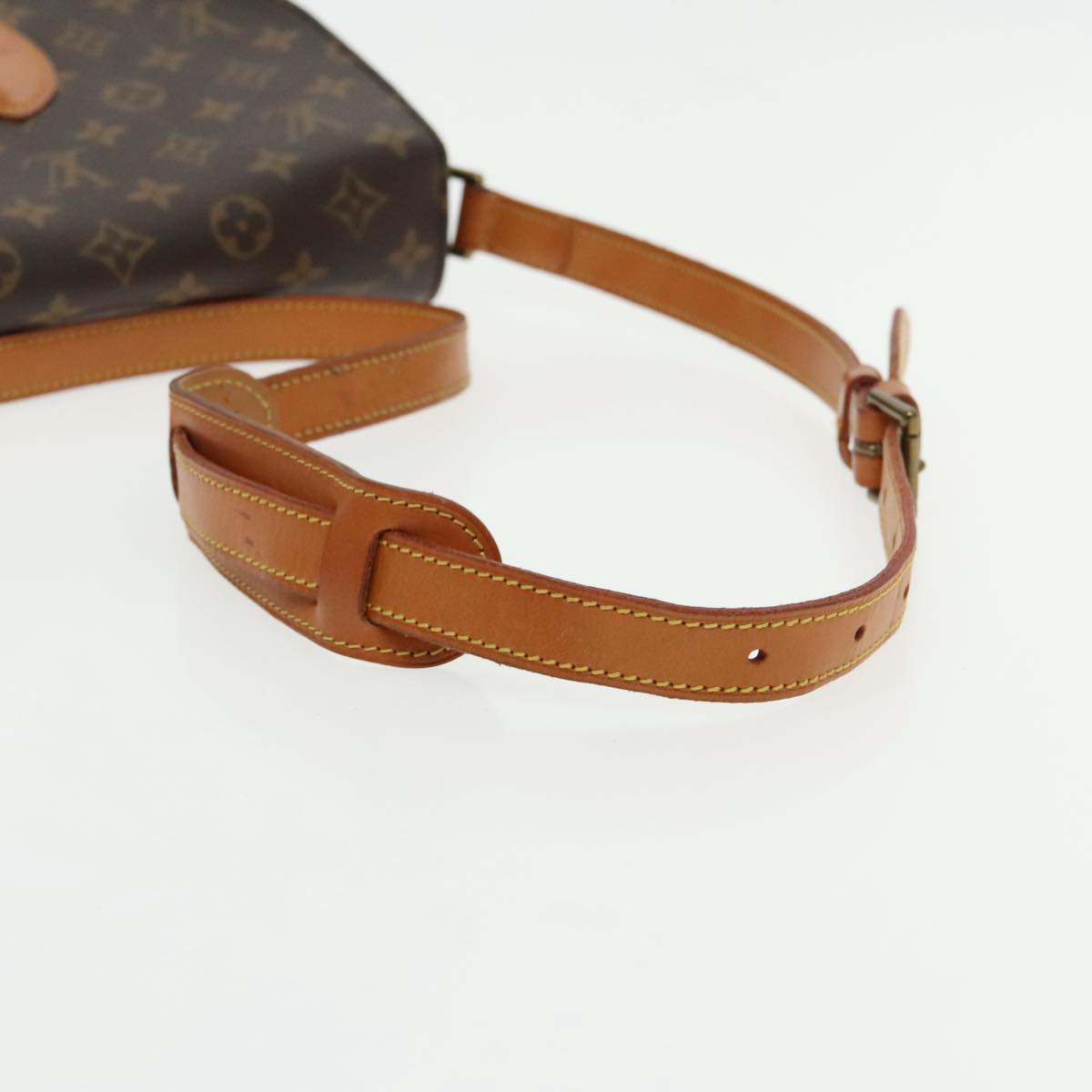 LOUIS VUITTON Monogram Saint Cloud GM Shoulder Bag M51242 LV Auth 95458