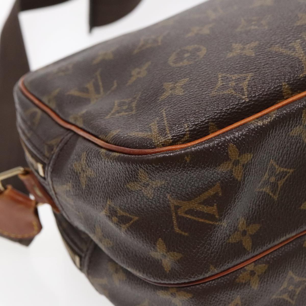 LOUIS VUITTON Monogram Reporter PM Shoulder Bag M45254 LV Auth 95478