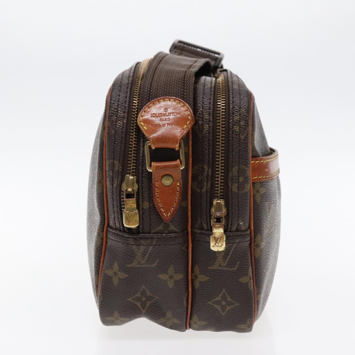 LOUIS VUITTON Monogram Reporter PM Shoulder Bag M45254 LV Auth 95478