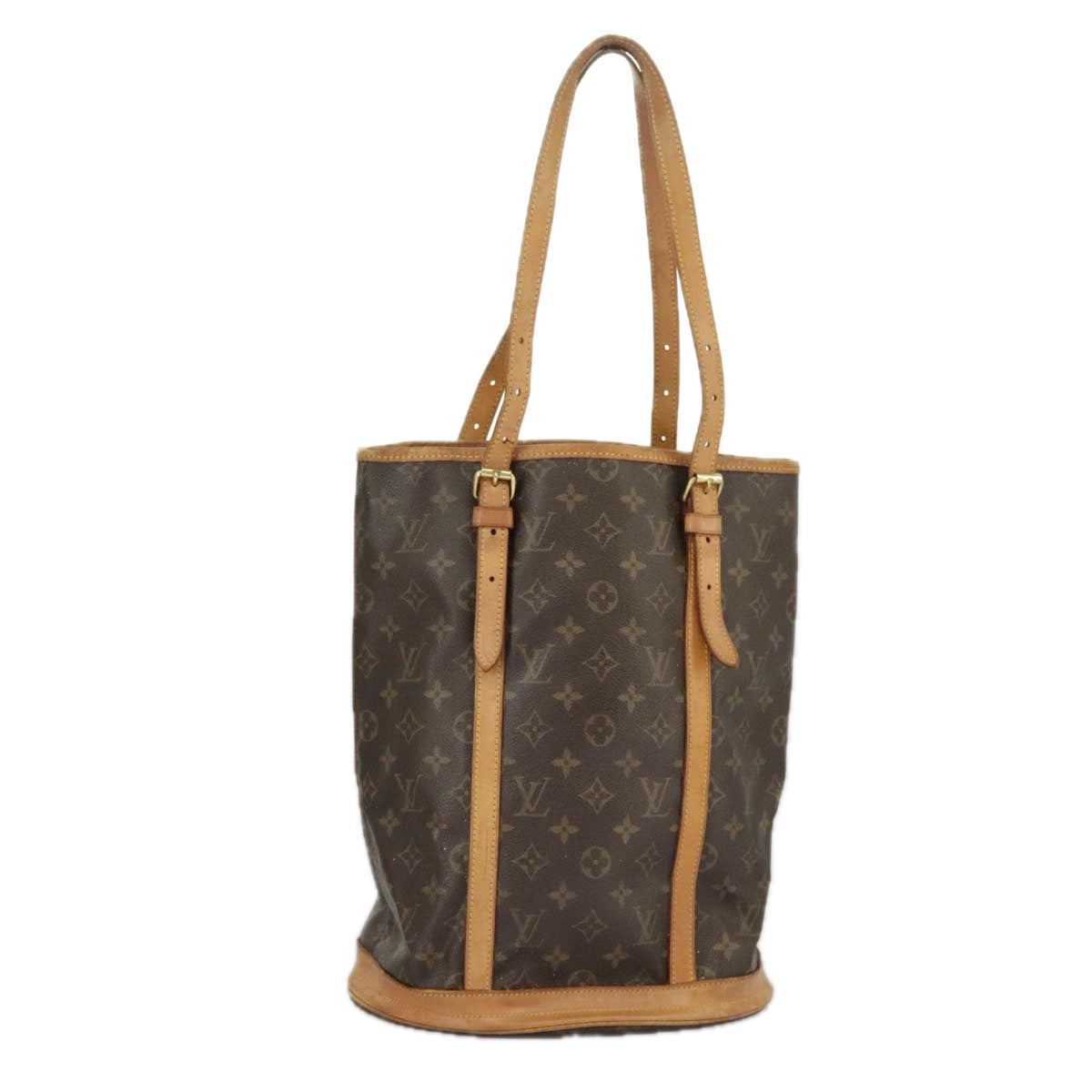 LOUIS VUITTON Monogram Bucket GM Shoulder Bag M42236 LV Auth 95499