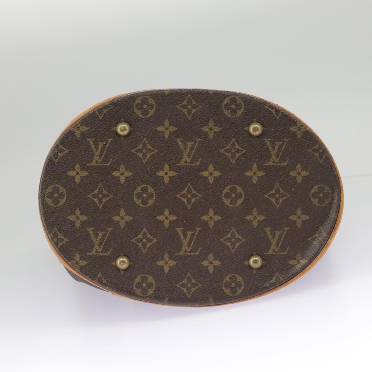 LOUIS VUITTON Monogram Bucket GM Shoulder Bag M42236 LV Auth 95499