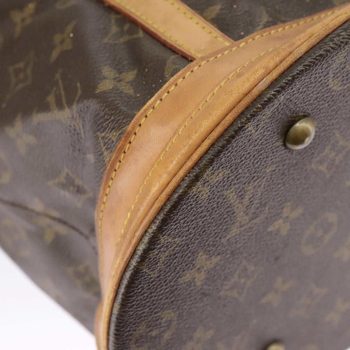 LOUIS VUITTON Monogram Bucket GM Shoulder Bag M42236 LV Auth 95499