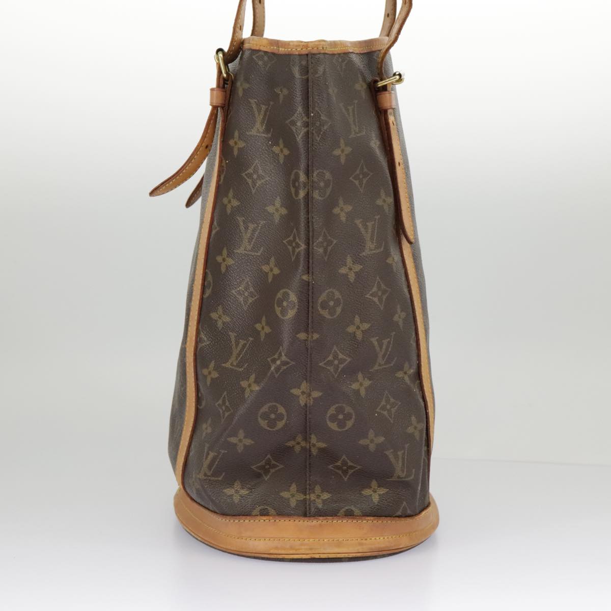 LOUIS VUITTON Monogram Bucket GM Shoulder Bag M42236 LV Auth 95499