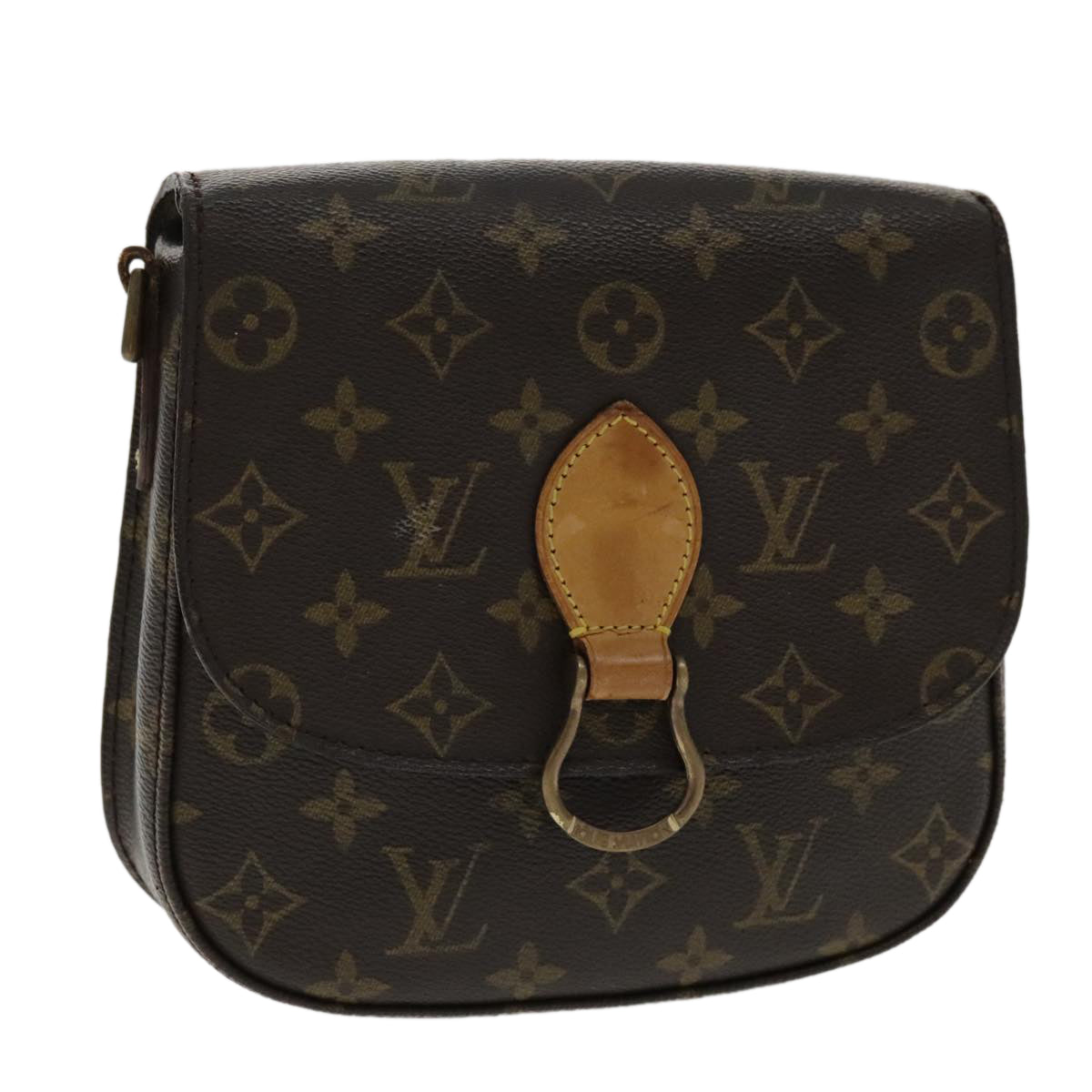 LOUIS VUITTON Monogram Saint Cloud MM Shoulder Bag M51243 LV Auth 95504