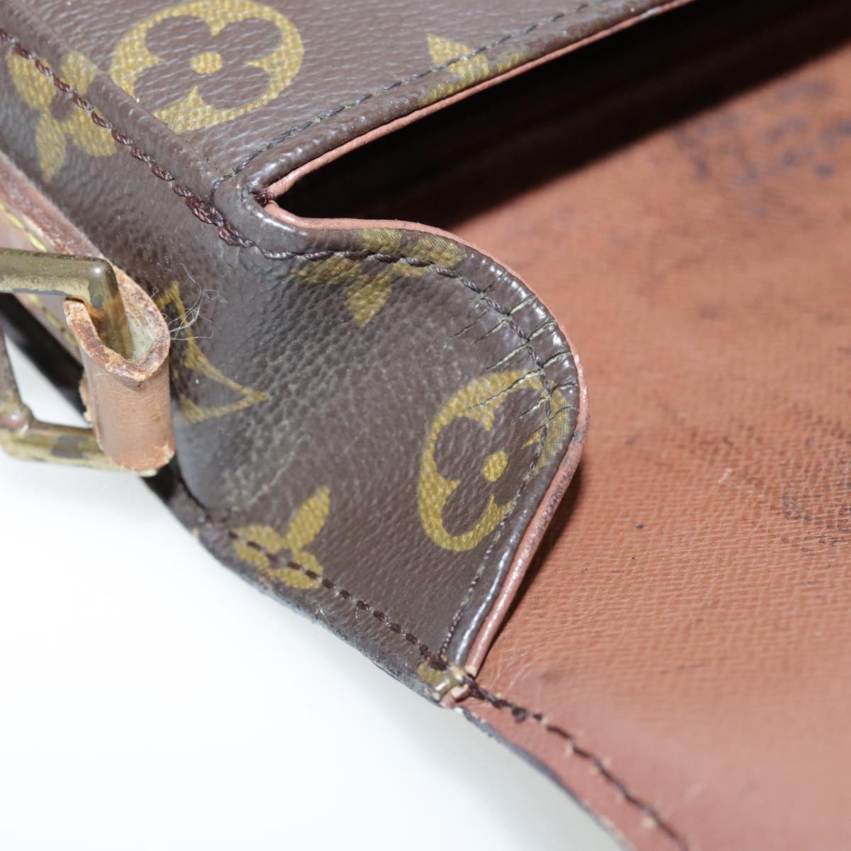 LOUIS VUITTON Monogram Saint Cloud MM Shoulder Bag M51243 LV Auth 95504