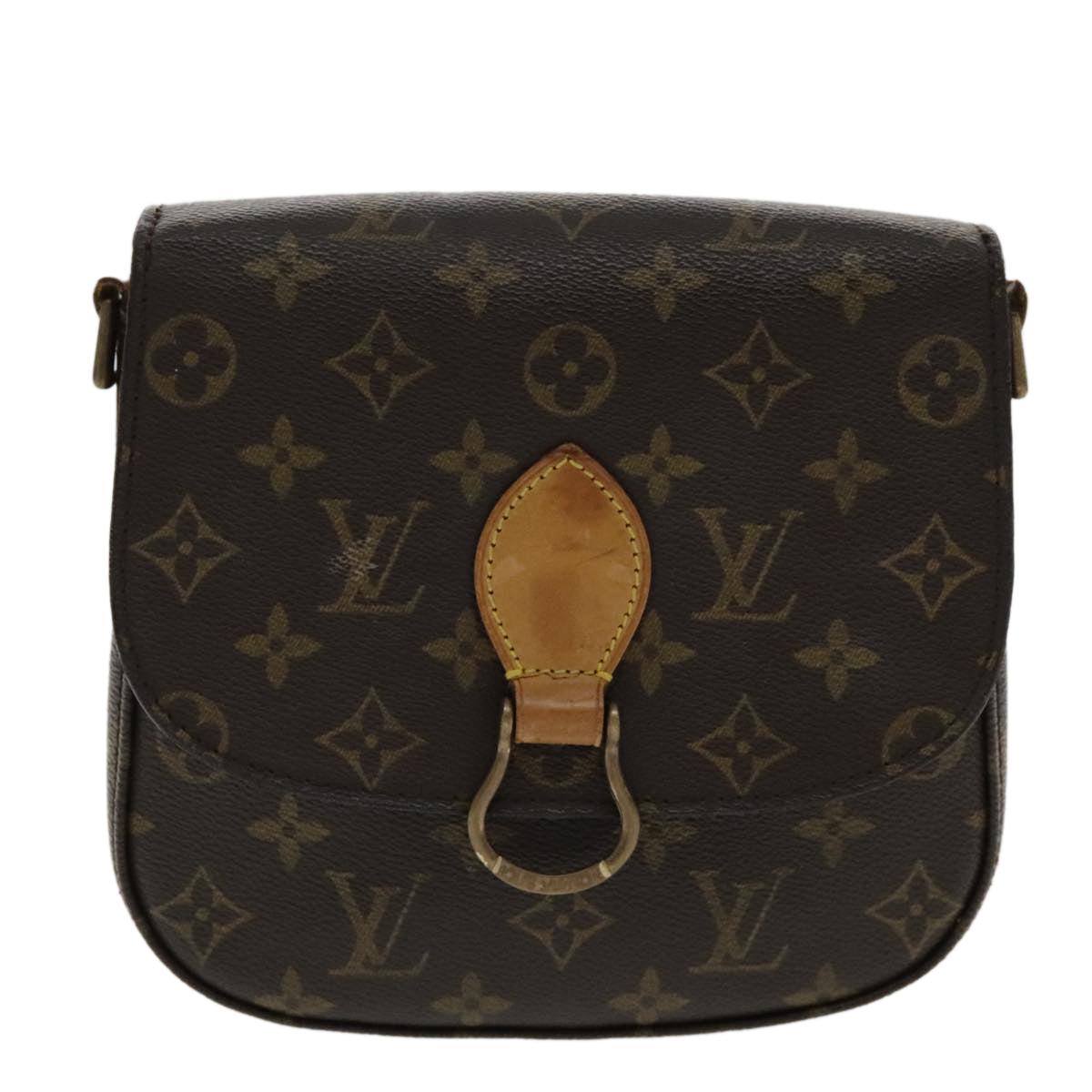 LOUIS VUITTON Monogram Saint Cloud MM Shoulder Bag M51243 LV Auth 95504