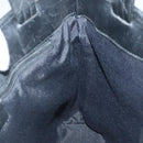 Salvatore Ferragamo Gancini Tote Bag Canvas Black Silver Auth 95511-17