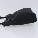 Salvatore Ferragamo Gancini Tote Bag Canvas Black Silver Auth 95511-4