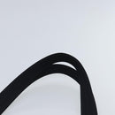 Salvatore Ferragamo Gancini Tote Bag Canvas Black Silver Auth 95511-8