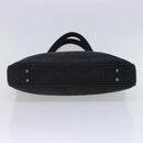 Salvatore Ferragamo Gancini Tote Bag Canvas Black Silver Auth 95511-5