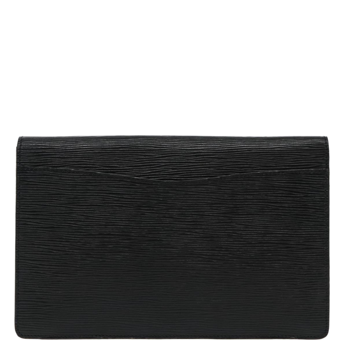 LOUIS VUITTON Epi Montaigne 27 Clutch Bag Black M52652 LV Auth 95513 - 0