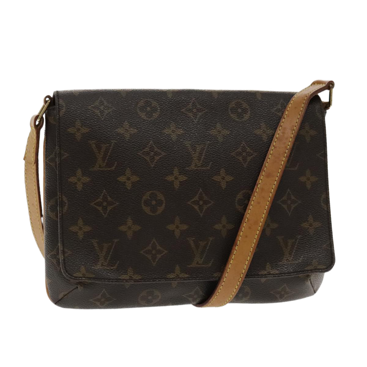 LOUIS VUITTON Monogram Musette Tango Long Shoulder Bag M51388 LV Auth 95514