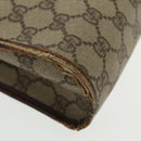 GUCCI GG Supreme Clutch Bag PVC Beige 97 01 037 Auth 95525-8