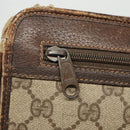 GUCCI GG Supreme Clutch Bag PVC Beige 97 01 037 Auth 95525-17