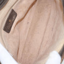 GUCCI GG Supreme Clutch Bag PVC Beige 97 01 037 Auth 95525-11