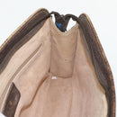 GUCCI GG Supreme Clutch Bag PVC Beige 97 01 037 Auth 95525-19