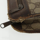 GUCCI GG Supreme Clutch Bag PVC Beige 97 01 037 Auth 95525-5