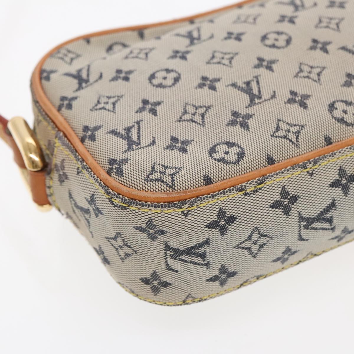 LOUIS VUITTON Monogram Mini Juliet MM Shoulder Bag Blue M92004 LV Auth 95545