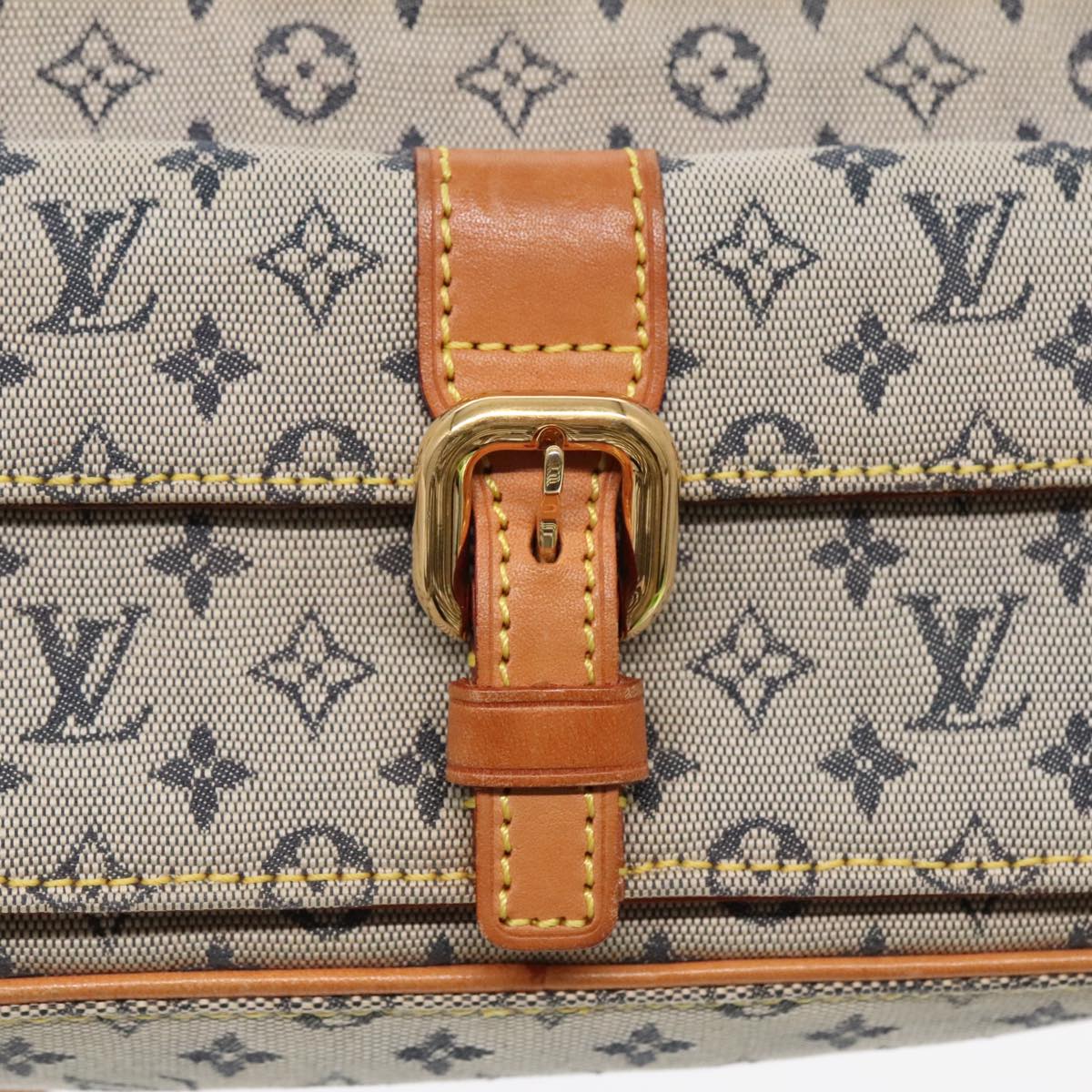 LOUIS VUITTON Monogram Mini Juliet MM Shoulder Bag Blue M92004 LV Auth 95545