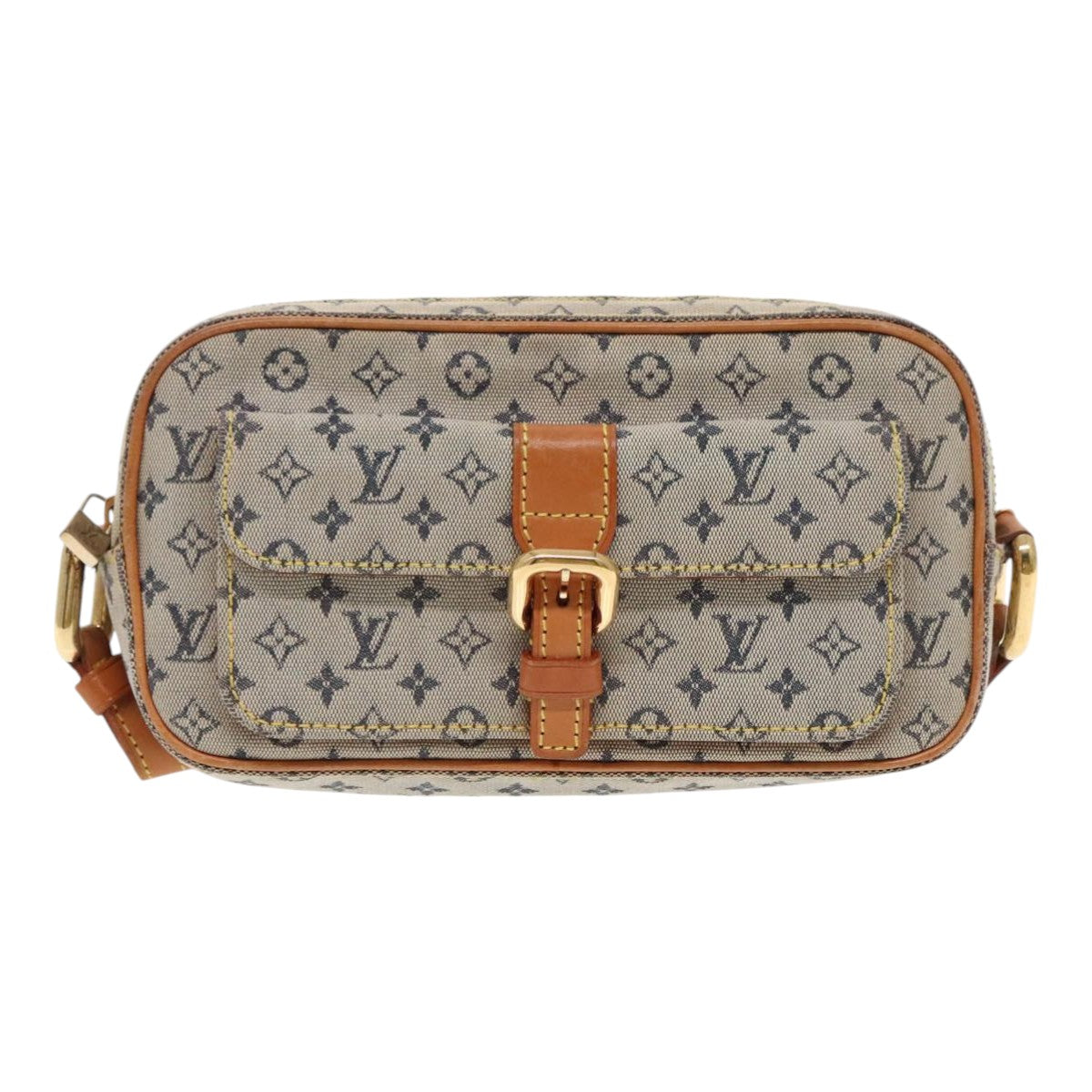 LOUIS VUITTON Monogram Mini Juliet MM Shoulder Bag Blue M92004 LV Auth 95545