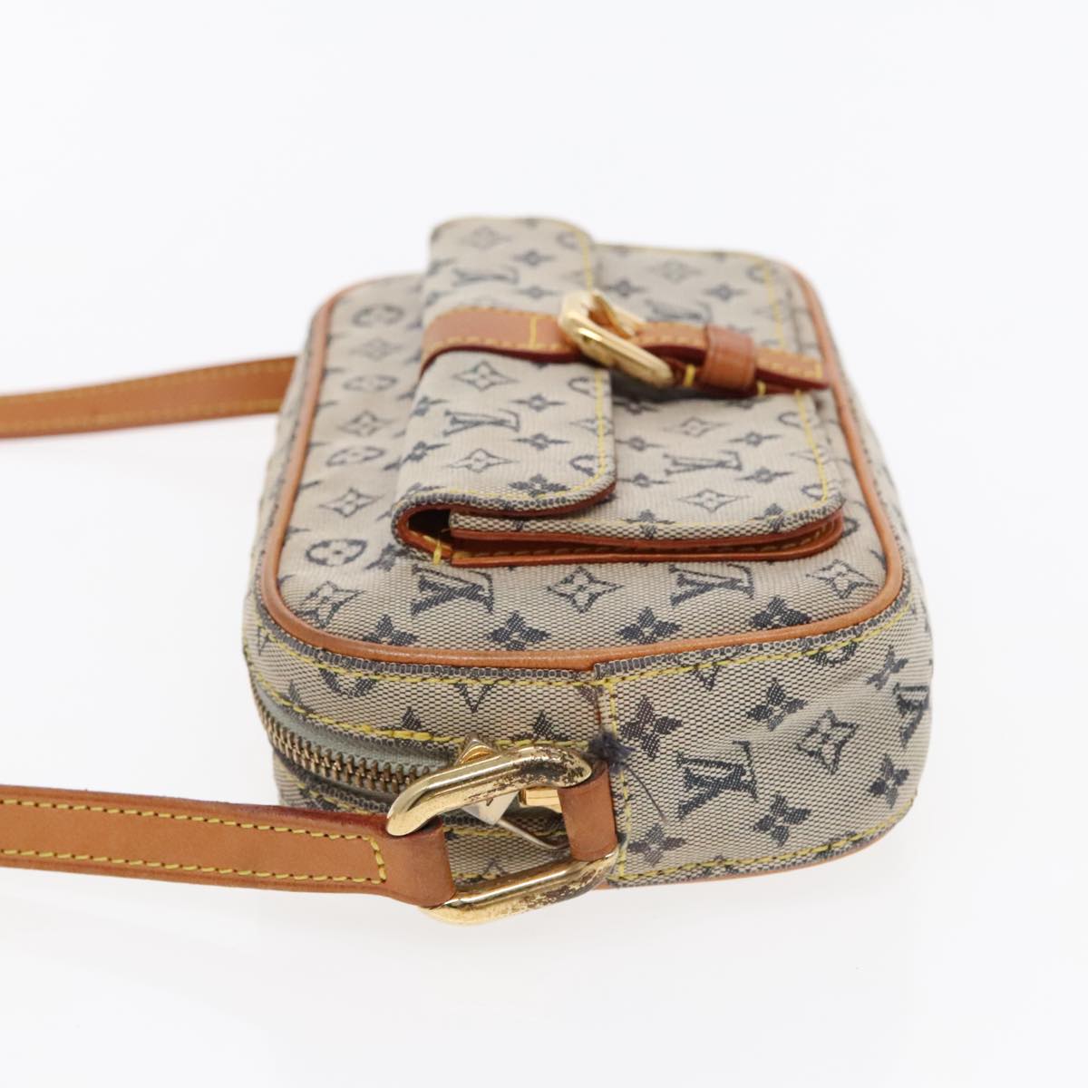 LOUIS VUITTON Monogram Mini Juliet MM Shoulder Bag Blue M92004 LV Auth 95545