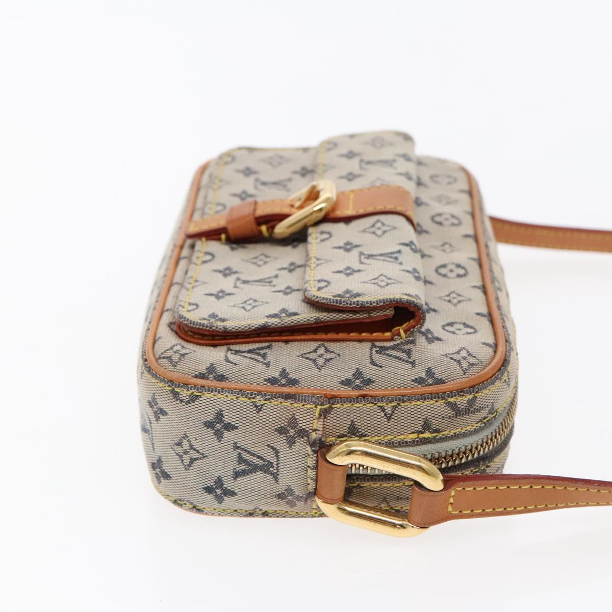 LOUIS VUITTON Monogram Mini Juliet MM Shoulder Bag Blue M92004 LV Auth 95545