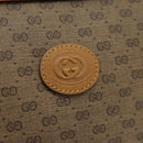 GUCCI Micro GG Supreme Clutch Bag PVC Beige 014 115 6063 8031 Auth 95549-17