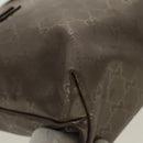 GUCCI GG implementation Tote Bag Silver Metallic 211138 Auth 95586-16