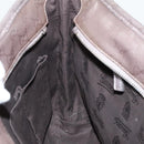 GUCCI GG implementation Tote Bag Silver Metallic 211138 Auth 95586-20