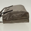 GUCCI GG implementation Tote Bag Silver Metallic 211138 Auth 95586-4