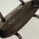 GUCCI GG implementation Tote Bag Silver Metallic 211138 Auth 95586-6