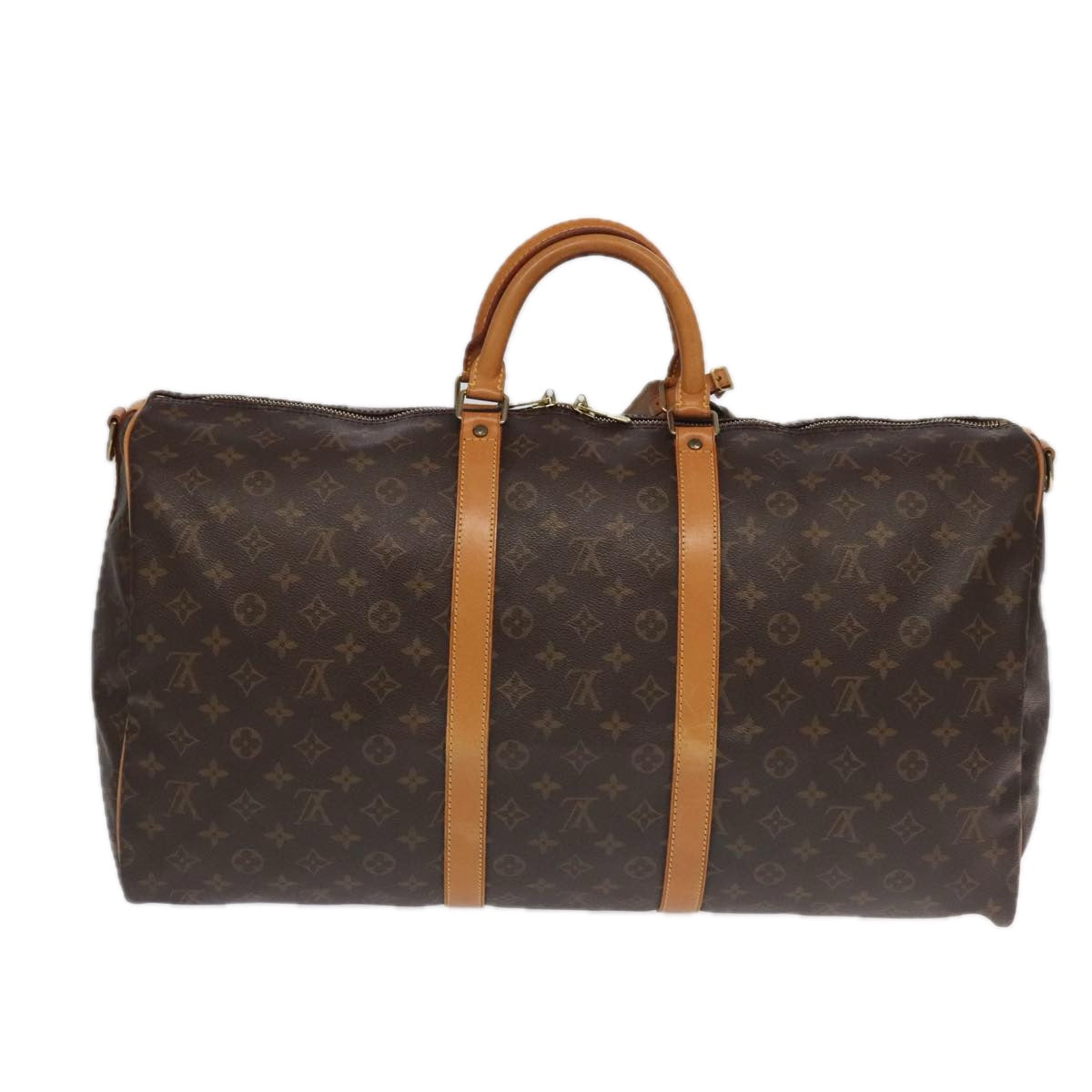 LOUIS VUITTON Monogram Keepall Bandouliere 55 Boston Bag M41414 LV Auth 95597 - 0