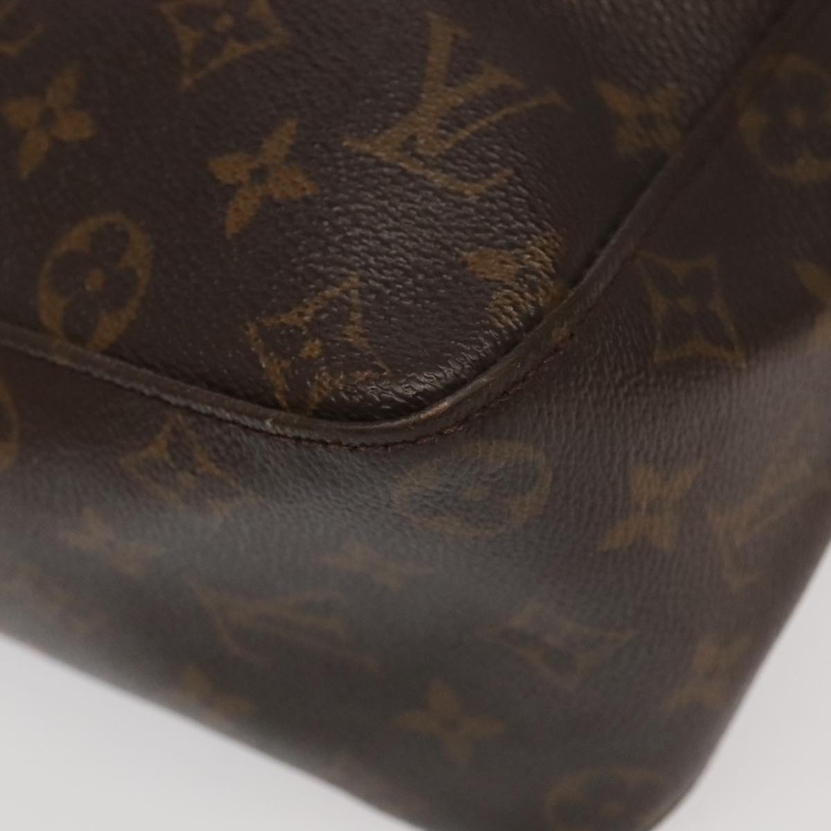 LOUIS VUITTON Monogram Looping GM Shoulder Bag M51145 LV Auth 95641