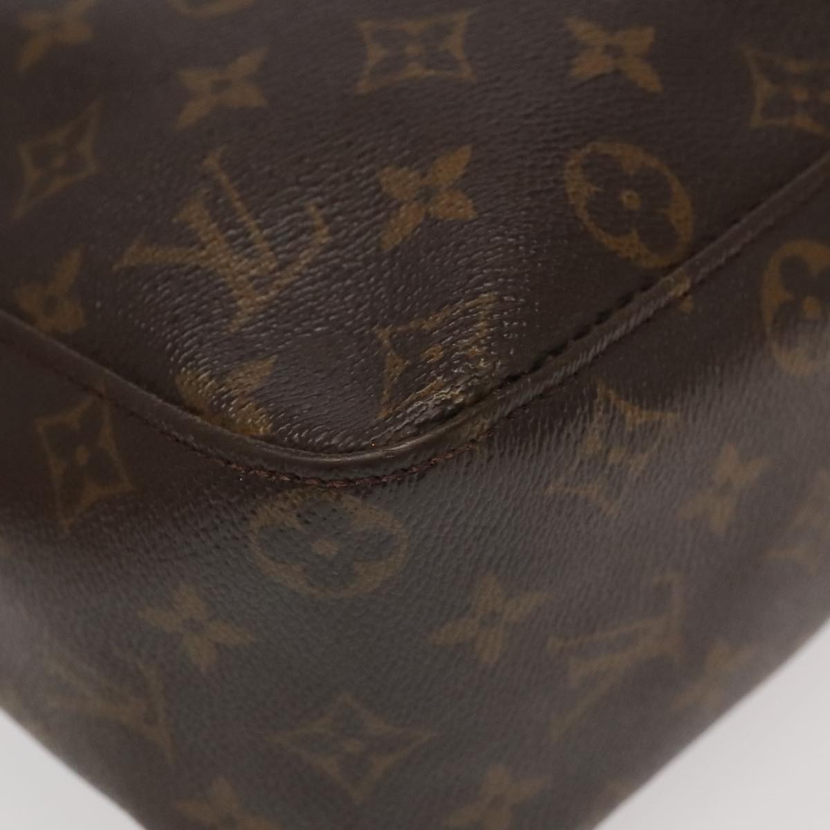 LOUIS VUITTON Monogram Looping GM Shoulder Bag M51145 LV Auth 95641