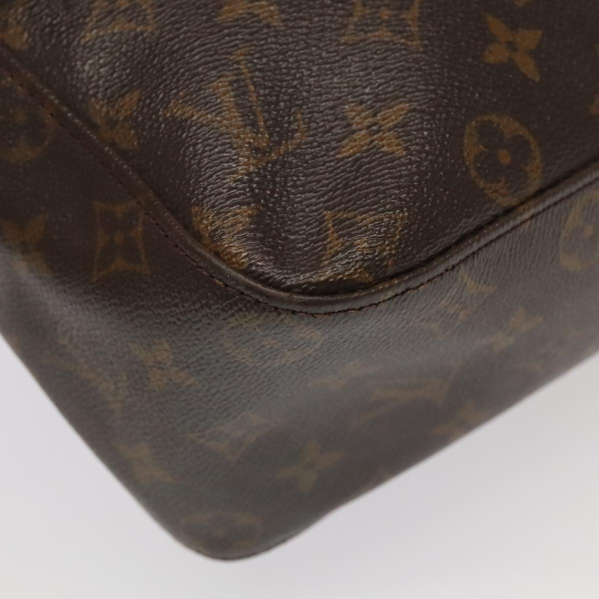 LOUIS VUITTON Monogram Looping GM Shoulder Bag M51145 LV Auth 95641