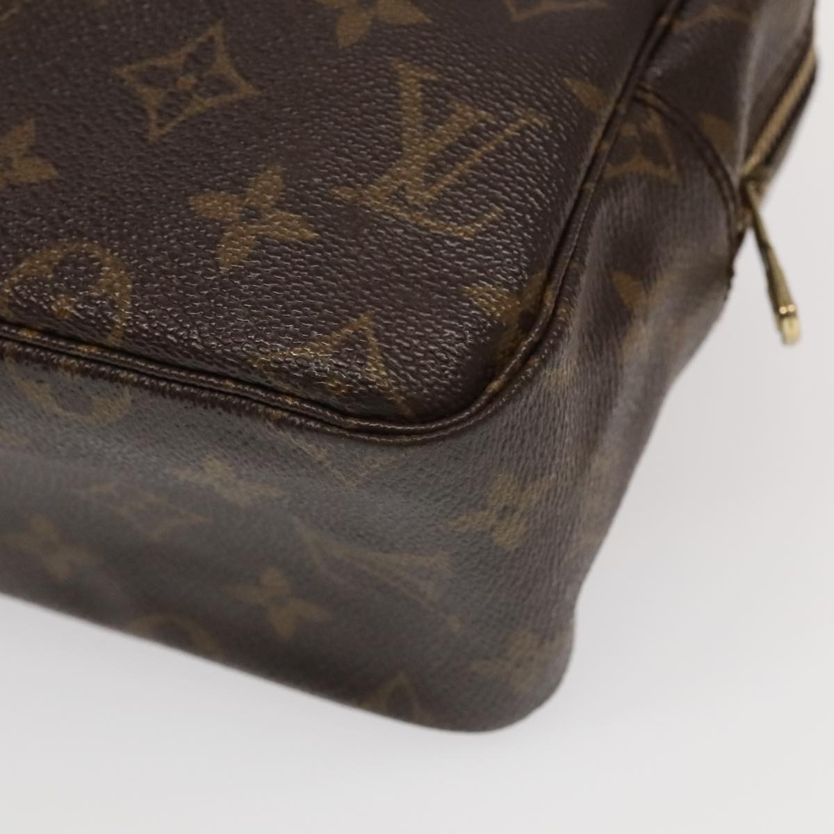 LOUIS VUITTON Monogram Trousse Toilette 28 Clutch Bag M47522 LV Auth 95644