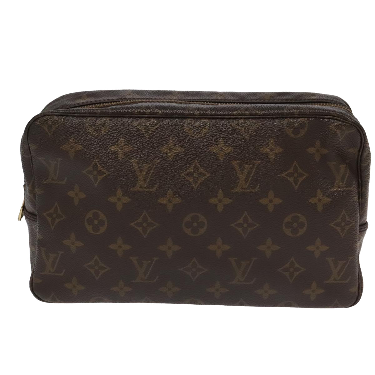 LOUIS VUITTON Monogram Trousse Toilette 28 Clutch Bag M47522 LV Auth 95644