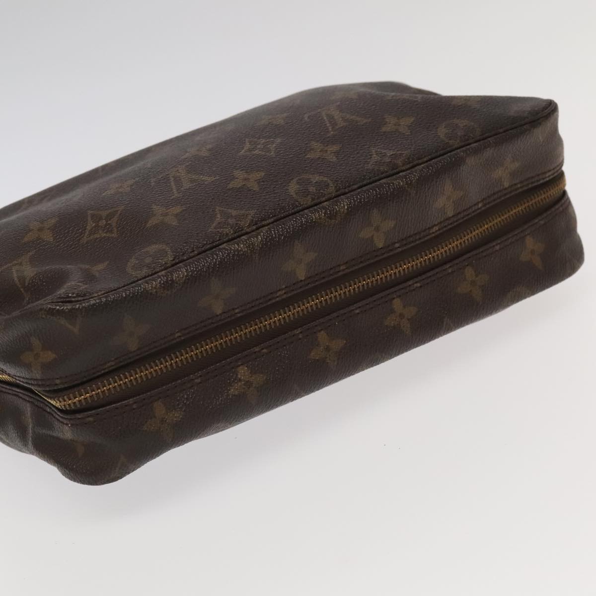 LOUIS VUITTON Monogram Trousse Toilette 28 Clutch Bag M47522 LV Auth 95644